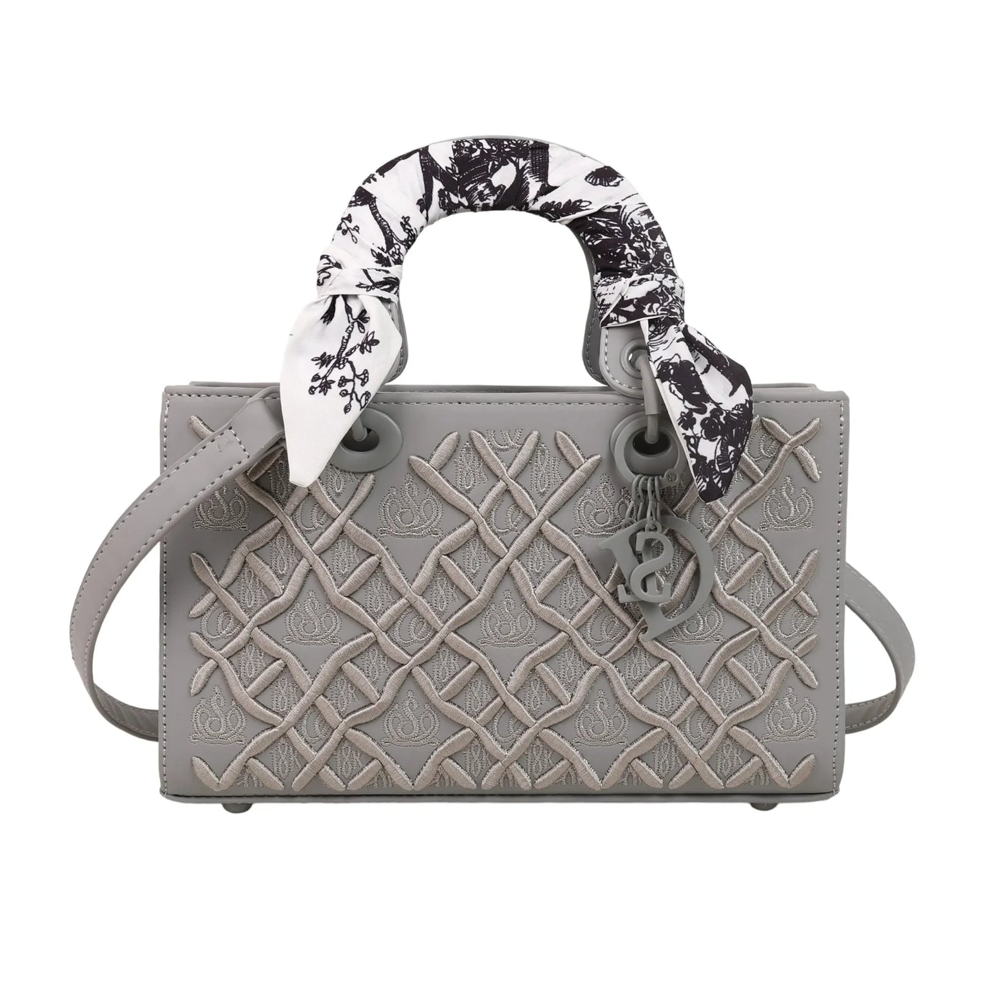 Silk scarf small square bag