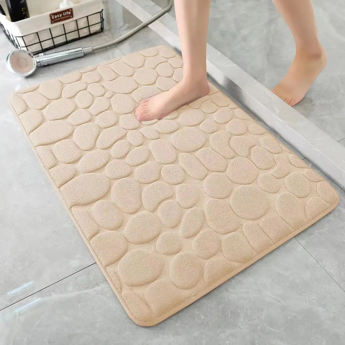 3D Non Slip Bathroom Mat Bath Quick Drying