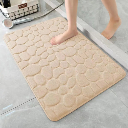 3D Non Slip Bathroom Mat Bath Quick Drying
