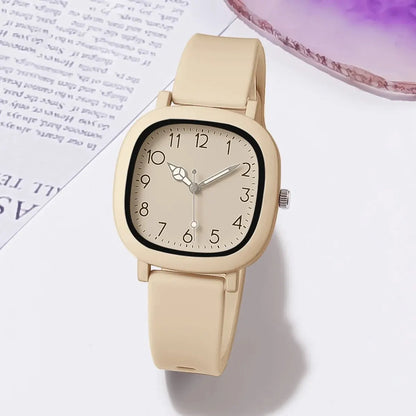 Quartz Simplicity Causal Silicone Strap Quartz Watch