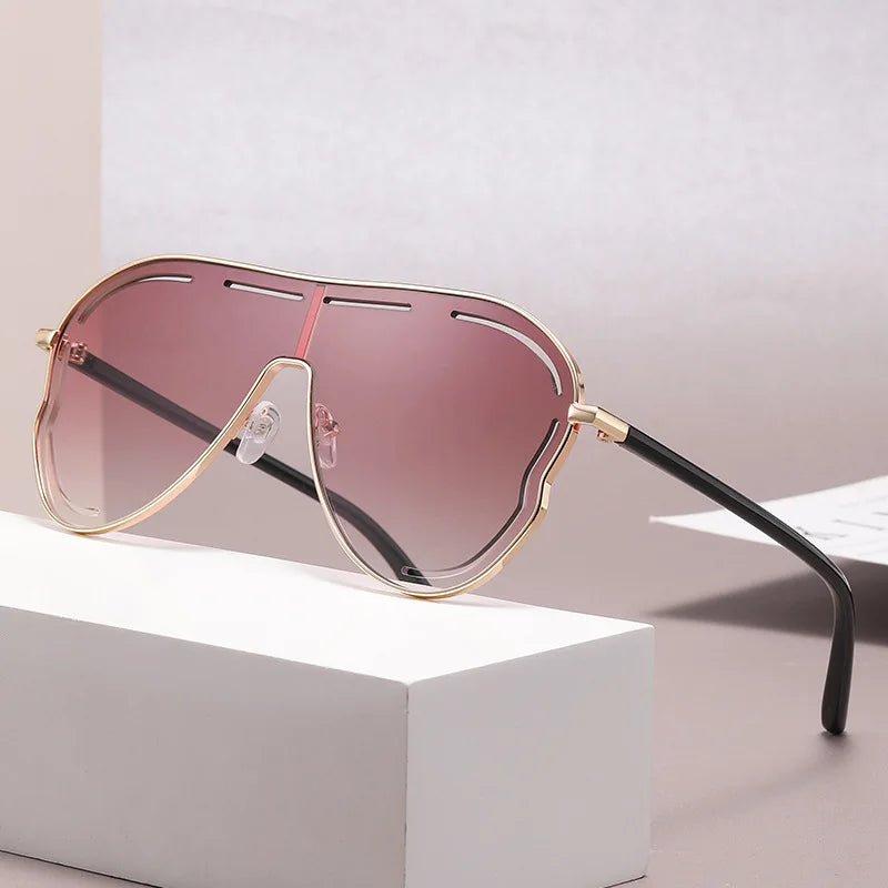 Vintage Round Circular Pilot Sunglasses