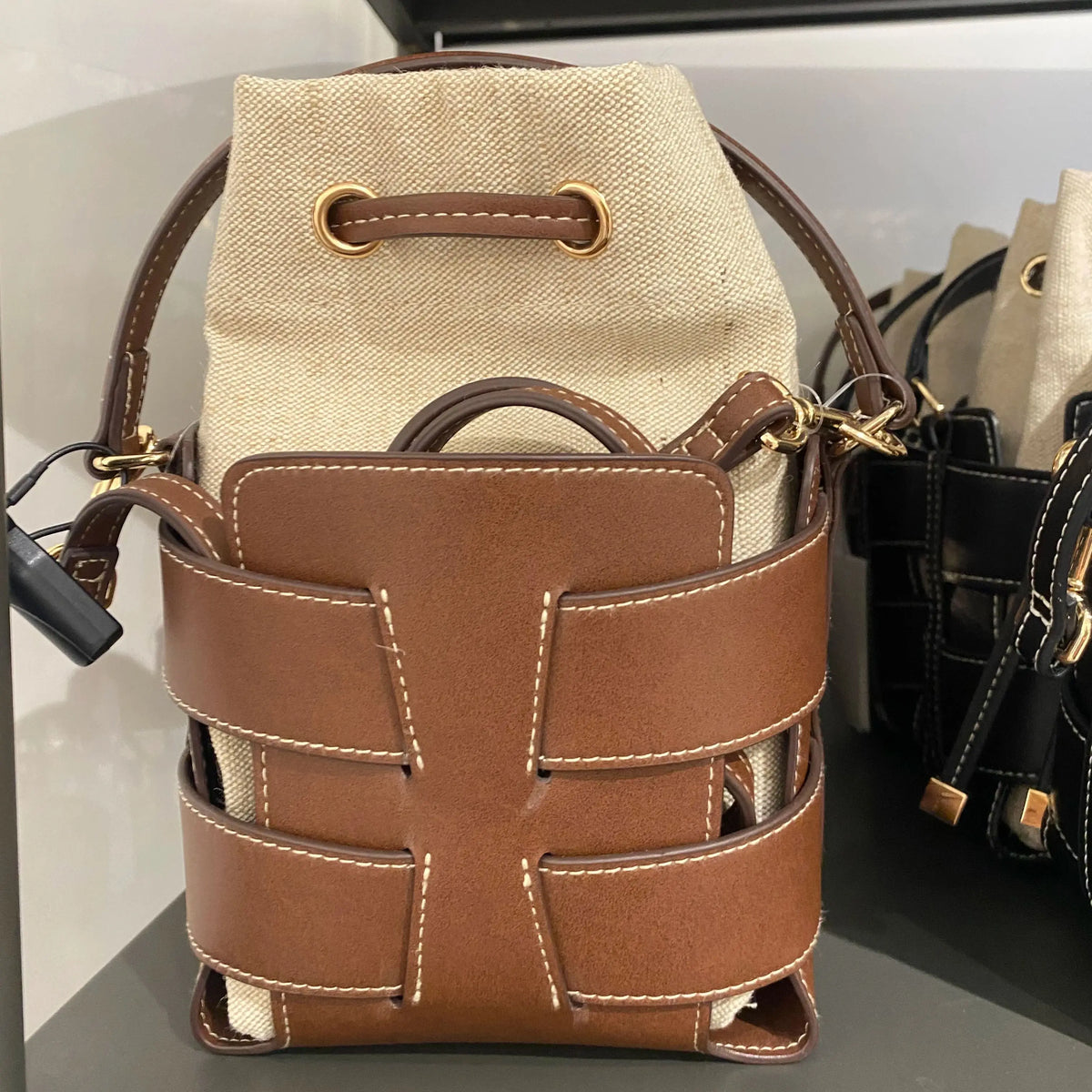 Crossbody Bucket Luxury Design Hollow Out Handbags