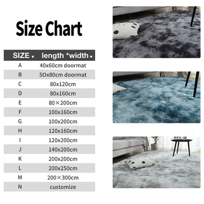 Gray Carpet for Living Room Plush Rug