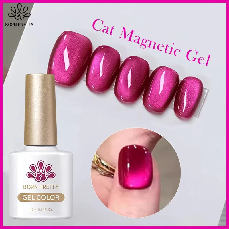 Blueberry Cat Magnetic Gel Nail Polish