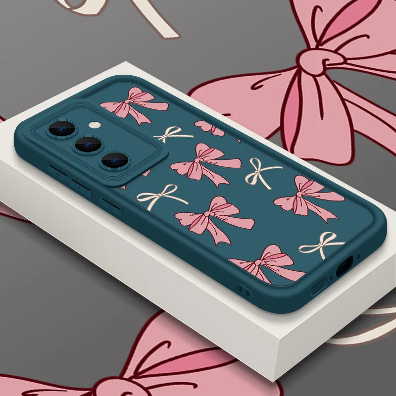 Bow Tie Silicone Case For Samsung Galaxy Cover