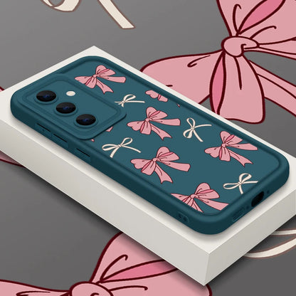 Bow Tie Silicone Case For Samsung Galaxy Cover