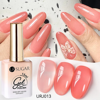 SUGAR Jelly Milky White Translucent Gel Polish
