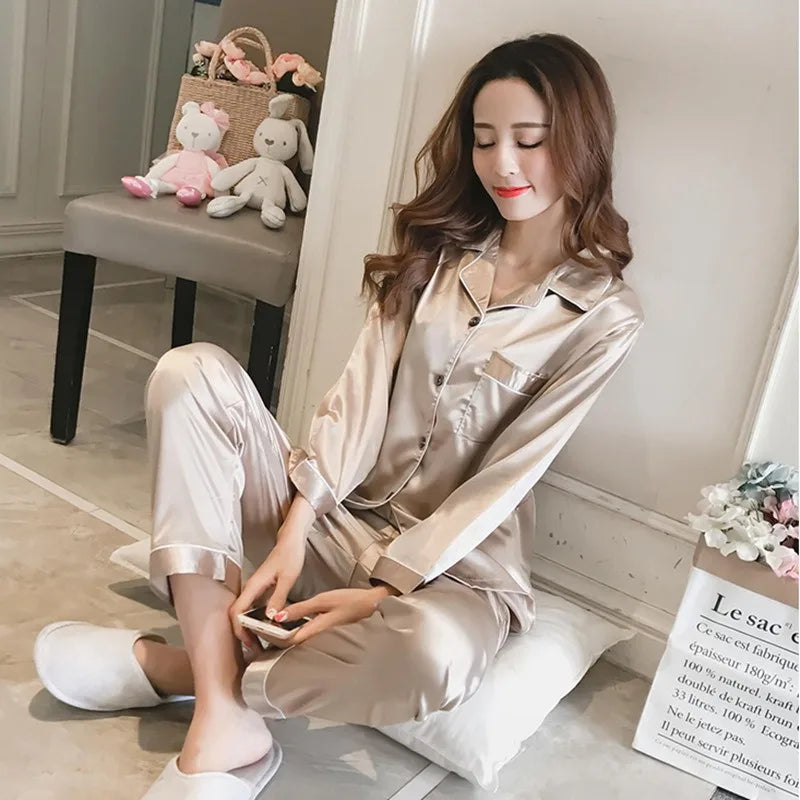 Silk Satin Pyjama Set