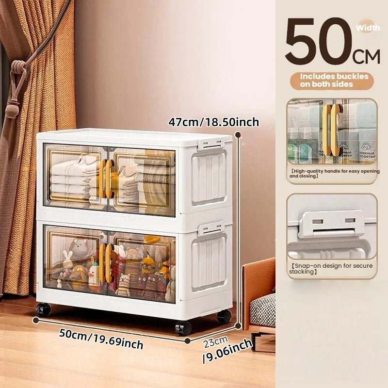 Double-door living room storage cabinet