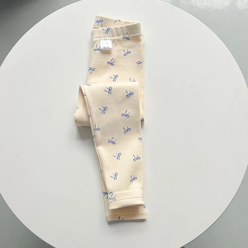 Autumn Winter Thick Cotton Elastic Slim Toddler Tights Baby Leggings