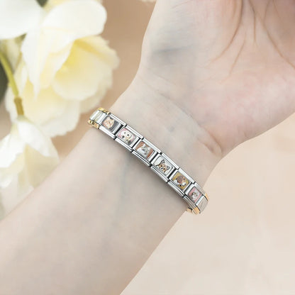 DANA Animals Cat Dog Stainless Steel Bracelet