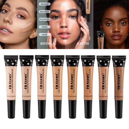 Fluid Concealer Oil Control Foundation Waterproof Cover