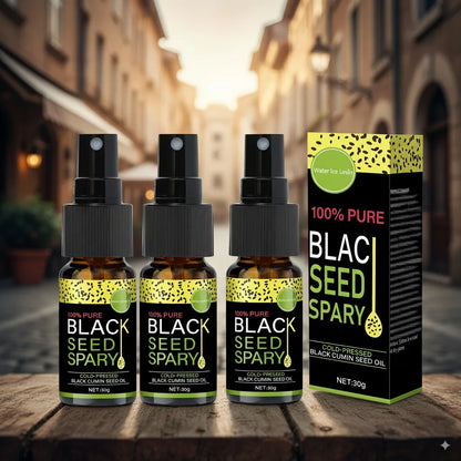 100% Pure Black Seed Oil Spray - Cold-Pressed Hair Treatment