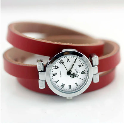 Long Leather ROMA Vintage Watch