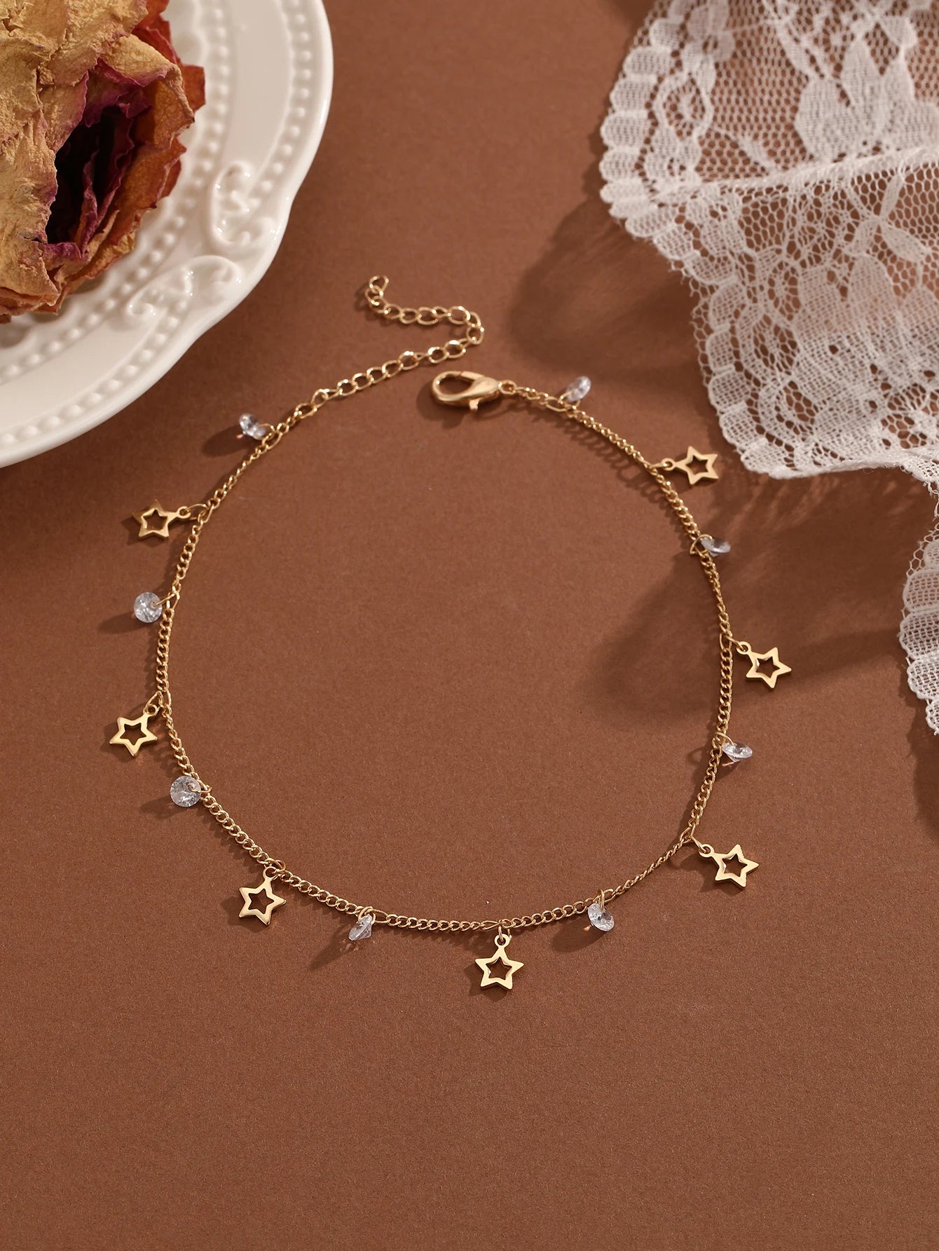 Bohemia Crystal Cubic Zirconia Anklet Bracelet