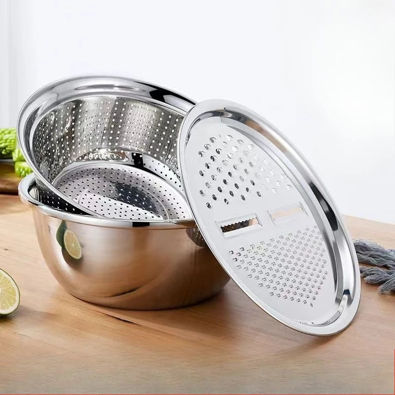 3PCS/1Set Vegetable Slicer Stainless Steel Slicer