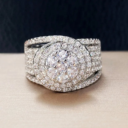 Gorgeous Sparkling Cubic Zirconia Rings