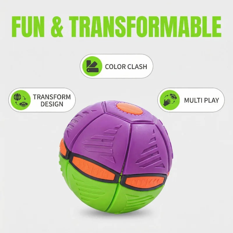 Deformable Flying Saucer Ball Magic Vent Toy