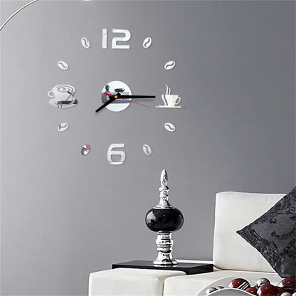 Digital Wall Sticker Quartz Needle Clock