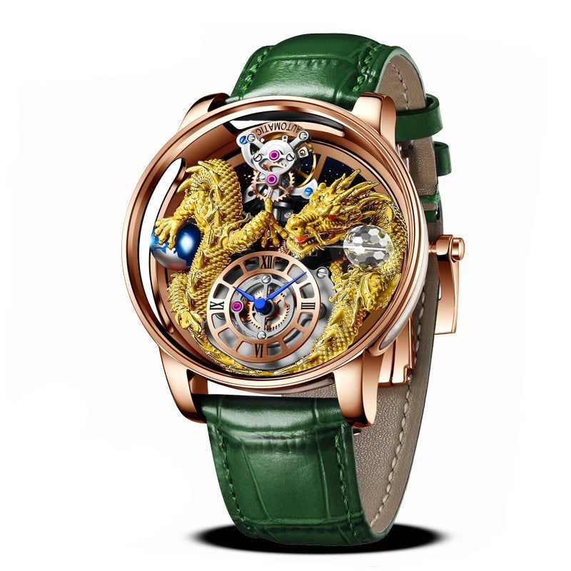 Diamond Tourbillion Top Brand Luxury Astronomia Quartz waterproof Watch