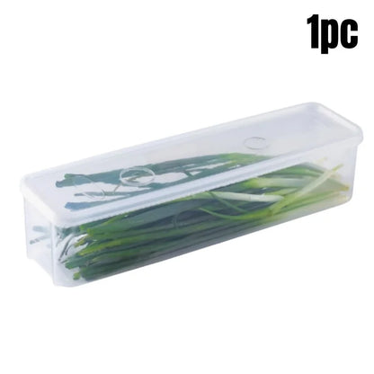 1/2/4Pcs Refrigerator Storage Boxes With Lid Plastic