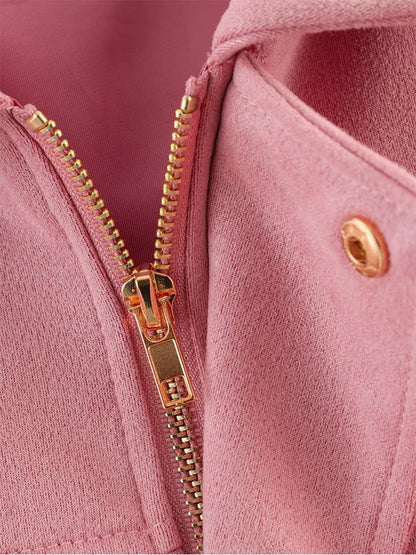 Suede Bomber Long Sleeve Zipper Oversize Solid Bomber Coat Jacket
