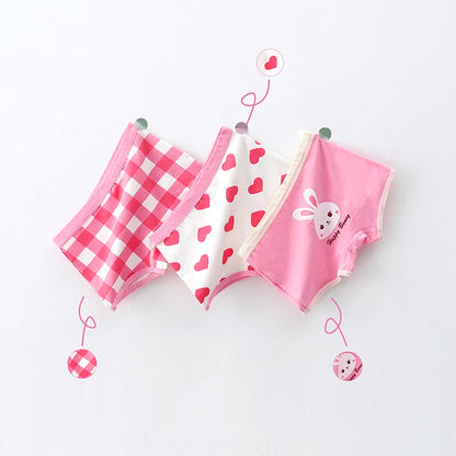 3Pcs/lot Kids 7 Collections Cotton Underwear