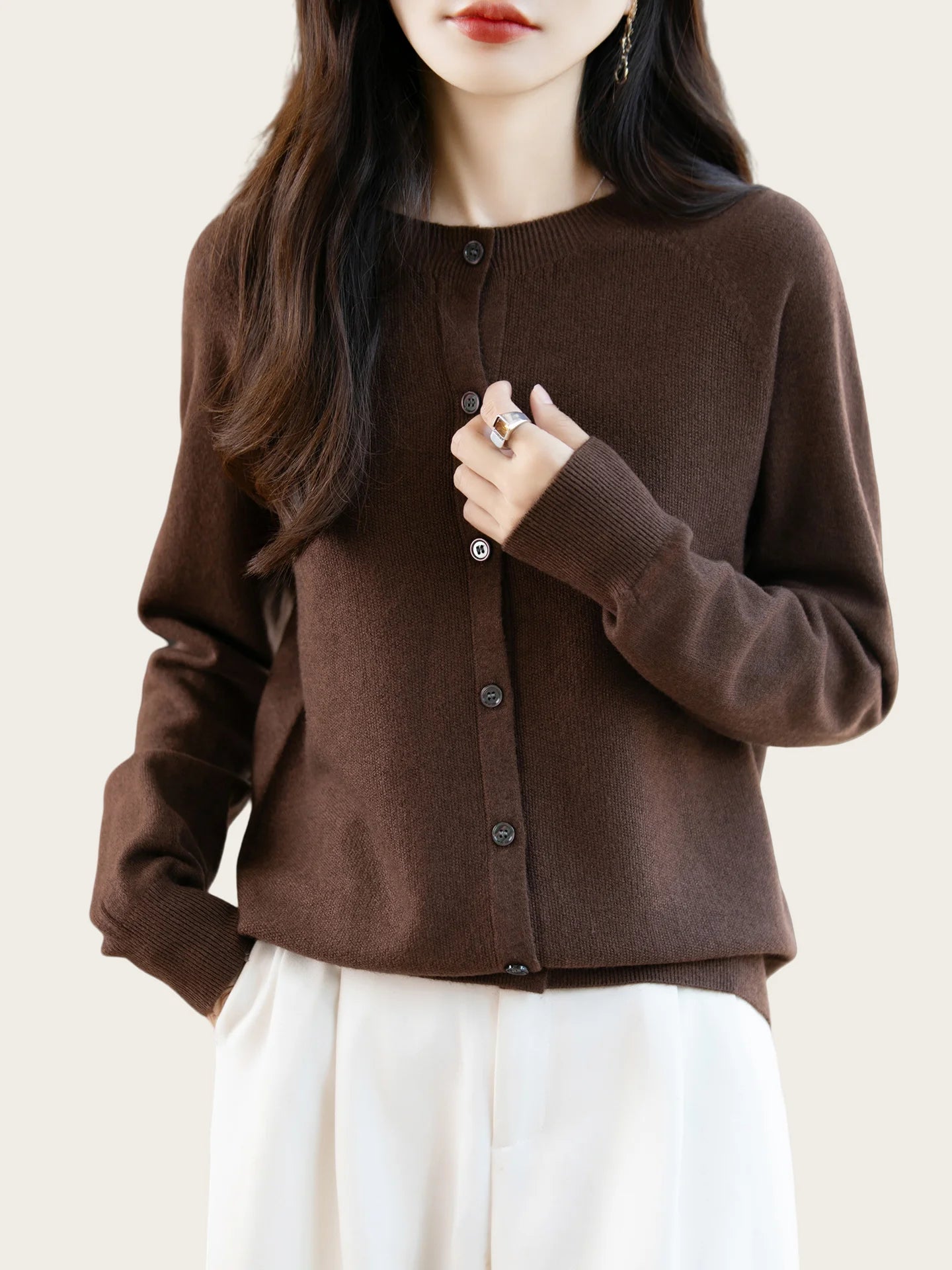 Wool Long Sleeve Sweater