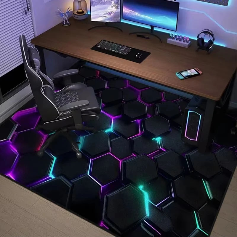 VIKAMA Trendy Study Room Gaming Room Rug