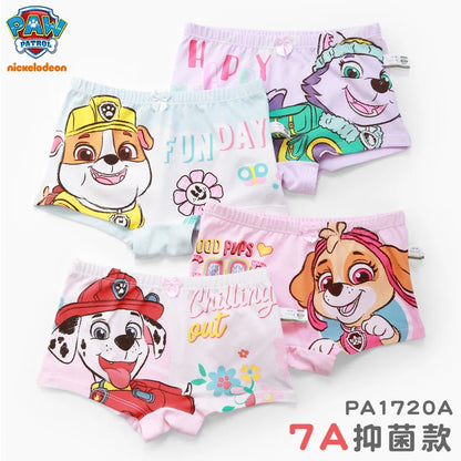 Genuine Paw Patrol 4PCS Kid Brief Cartoon Painting Underwear