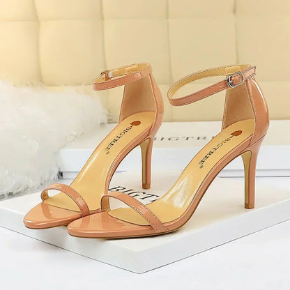 Gladiator Stiletto Classic Ankle Strap Sexy Shoes