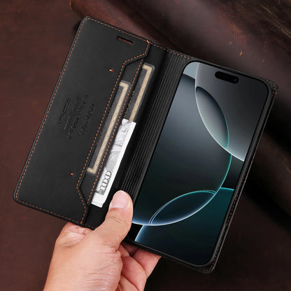 Magnetic Leather Case Flip Wallet Card Cover