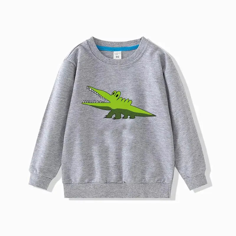 Sweatshirts Long Sleeve Tops Cartoon Baby Hoodies