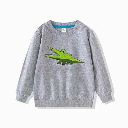 Sweatshirts Long Sleeve Tops Cartoon Baby Hoodies