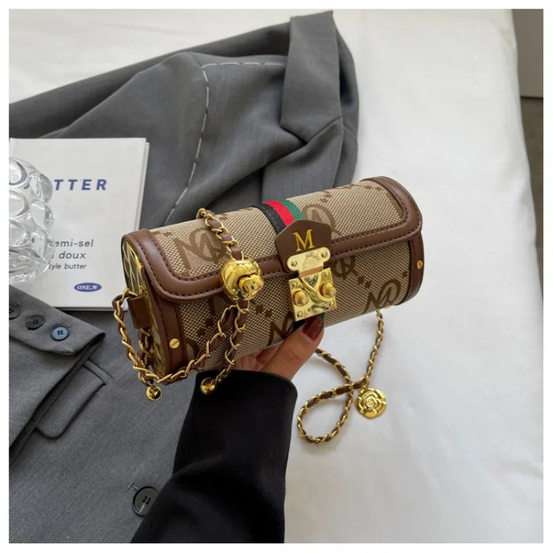 Light Luxury Cylinder Bag