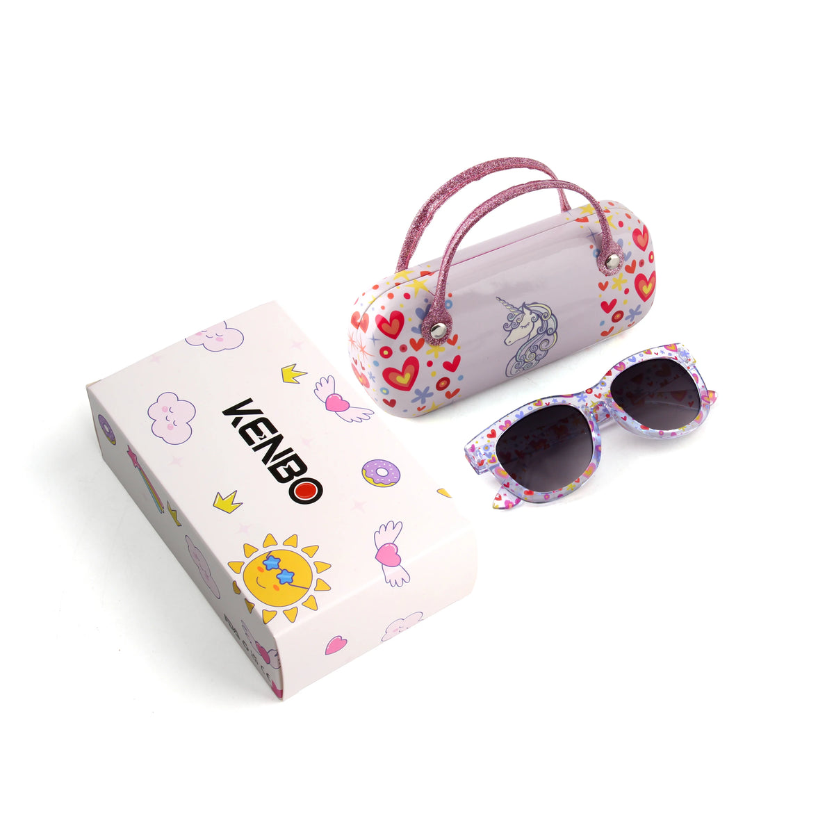 Square Cute Kids Toddler Lovely Colorful Rectange Sun Glasses