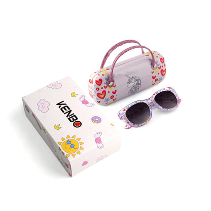 Square Cute Kids Toddler Lovely Colorful Rectange Sun Glasses