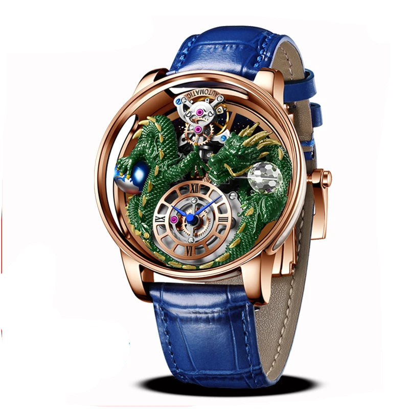 Diamond Tourbillion Top Brand Luxury Astronomia Quartz waterproof Watch