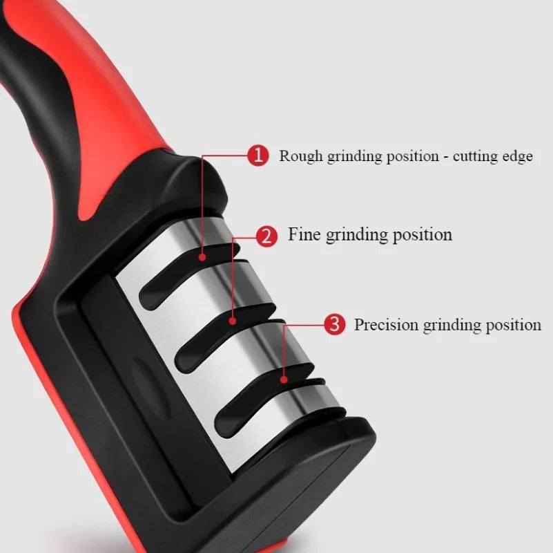 3/4 Segment Knife Sharpener Kitchen Supplies