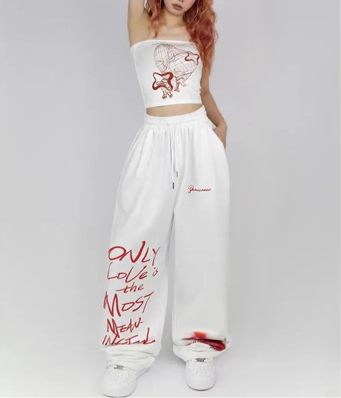 Street Hip-hop Wide Leg Pants