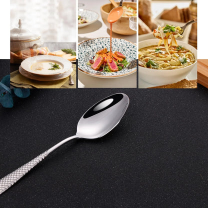 7.95"Luxury Gold Plated Dinner Spoon Set