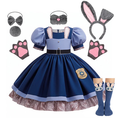 Zootopia Bunny Costume Cosplay Set