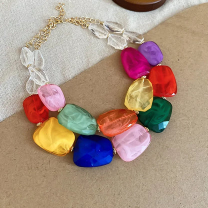 Bohemian Acrylic Choker Necklaces