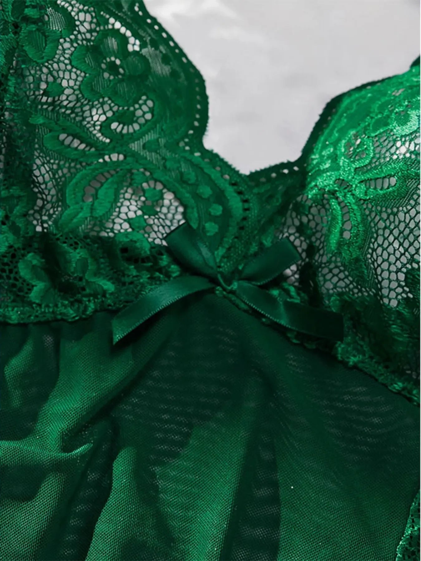 Semi-transparent Night Dress Lingerie