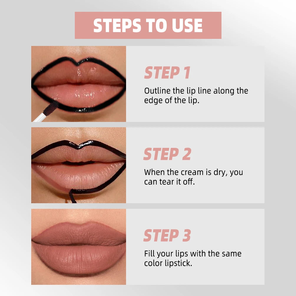 Lipliner Peel Off Tattoo Lip gloss Waterproof Long Lasting Matte Lip Stain
