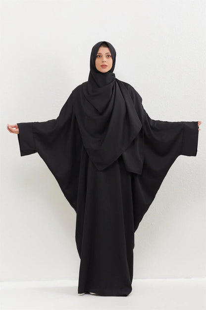 Two Pieces Muslim Abaya Jilbab Islamic