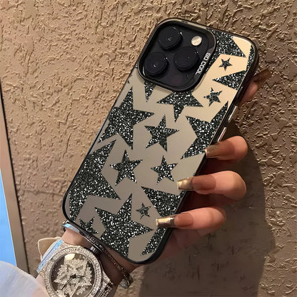 INS Star Phone Case For iPhone Pro Max Matte IMD Cover