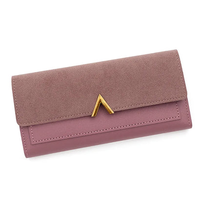 PU Wallet Card Holder Tri-Fold Moneybags Wallet