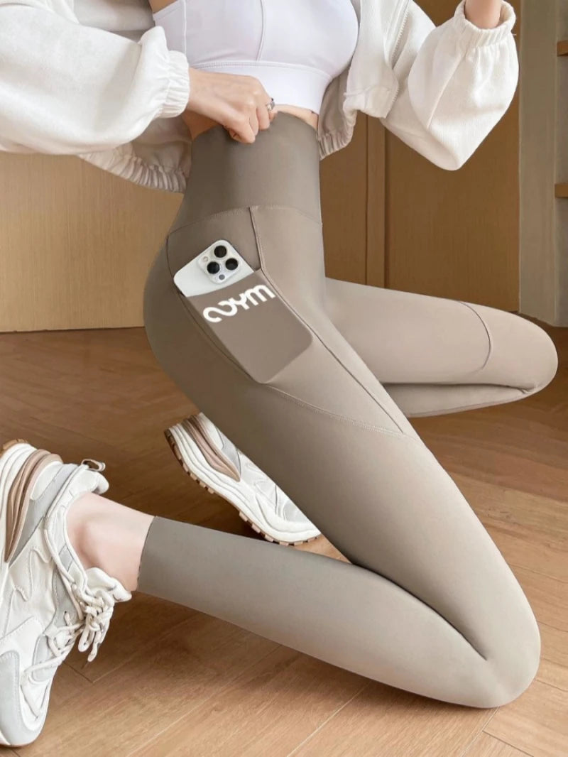 Pantalones deportivos de cintura alta para correr o de uso diario