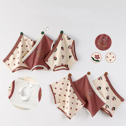 3Pcs/lot Kids 7 Collections Cotton Underwear